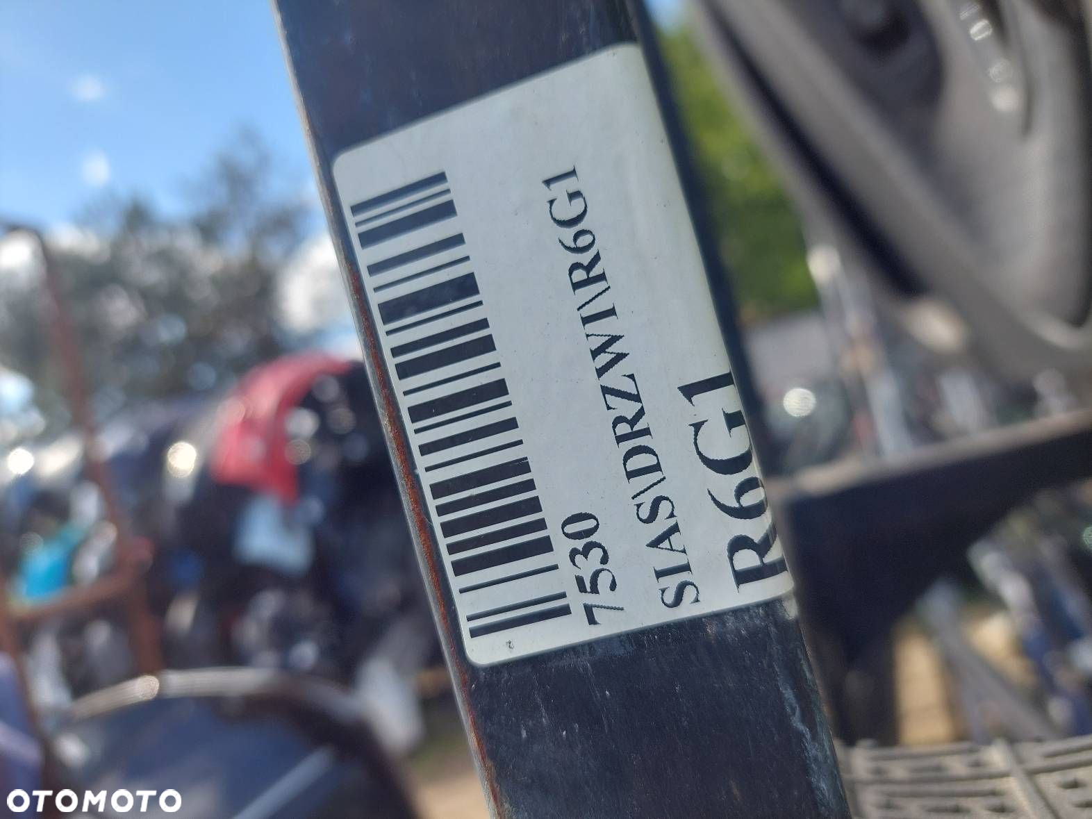 DRZWI KOMPLETNE LEWY TYŁ SKODA FABIA I HB 5D 9202 - 7