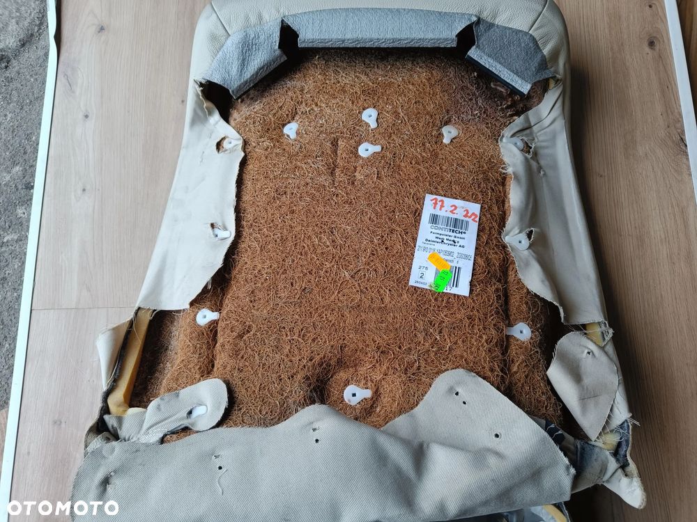 MERCEDES W211 FOTEL LEWY PRAWY BEŻOWY BEŻ BANAN IGŁA - 16