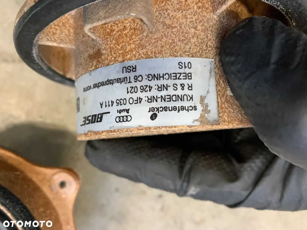 głośnik przód przedni lewy prawy BOSE 4F0035411A A6 C6 3.0 TDI BMK - 2