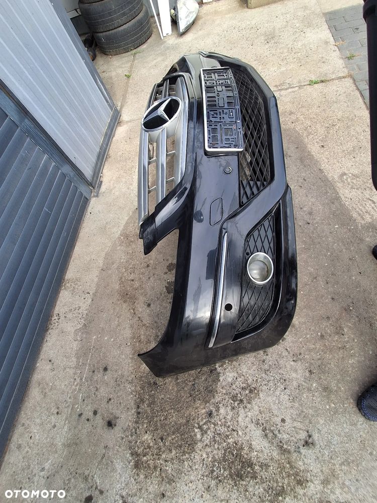 MERCEDES B-KLASA W245 ZDERZAK PO LIFCIE NA PDC CHROM Z GRILLEM KOLOR 191 DO MONTAŻU - 9