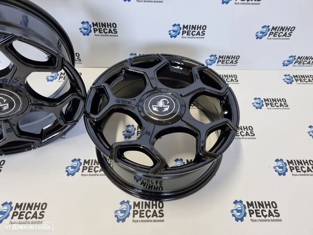 Jantes Fiat Punto Abarth em 17 Preto Brilho (4x98) - 7