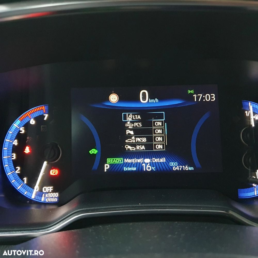 Toyota Corolla 1.8 HSD Exclusive interior Negru - 16