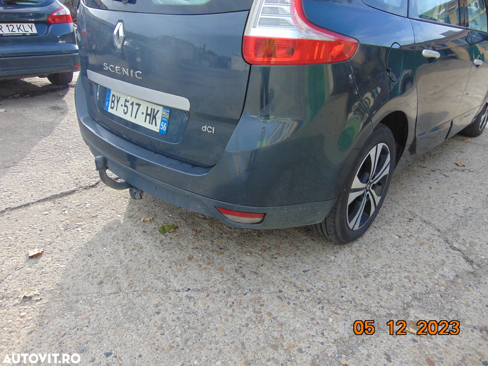 Bara spate renault scenic 3 an 2009-2013 bara spate cu senzori parcare dezmembrez - 2