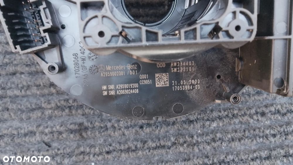 MERCEDES EQE V295 PRZEŁACZNIK ZESPOLONY TAŚMA A2959002801 - 5