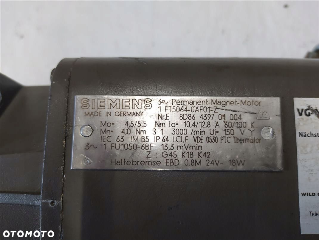 SILNIK SERVO MOTOR AMK C196AD DV7-8-4-I0F DV7-8-4 - 2