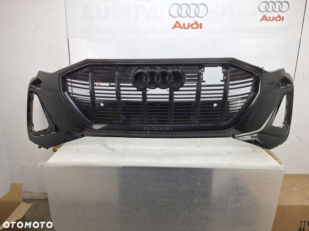 ZDERZAK AUDI -E-TRON 4K 4KE S-LINE ORYGINAŁ OE ASO LIFT PO LIFCIE - 1