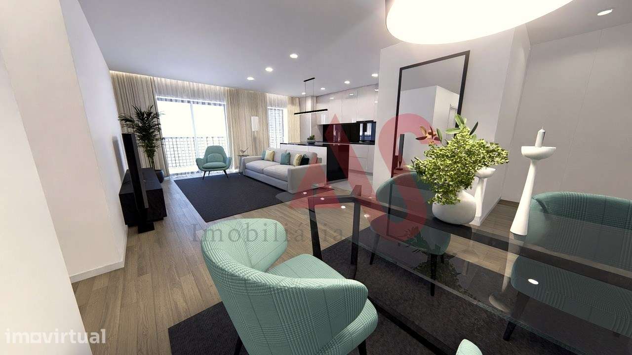 Apartamento T2 no Centro de Vizela com 2 Lugares de Garagem - Grande imagem: 3/14