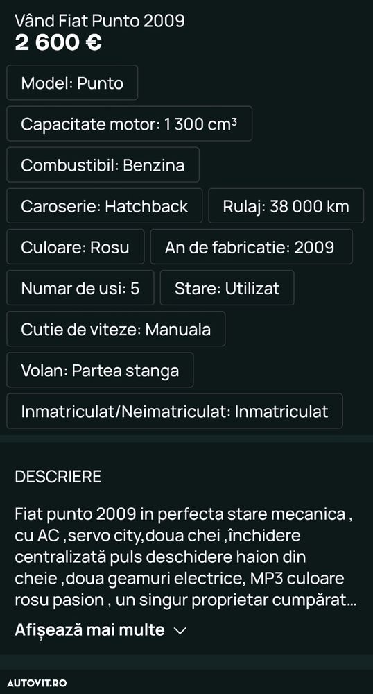 Fiat Punto 1.2 Classico - 5