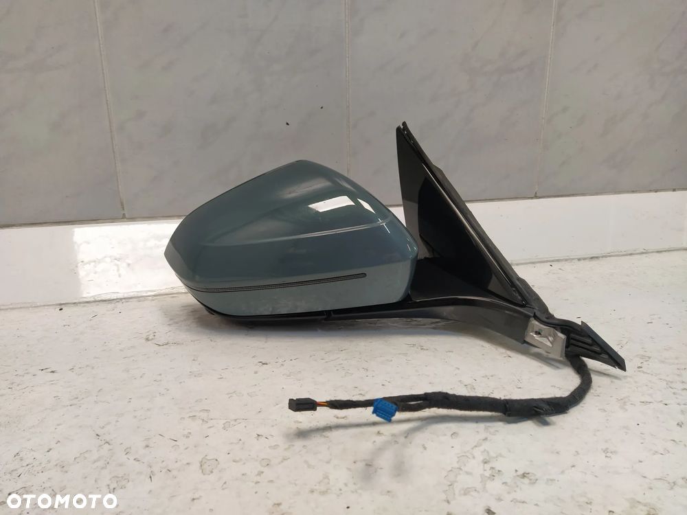 BMW 5 G60 G61 LUSTERKO ZEWNĘTRZNE PRAWE ASFERYCZNE ASYSTENT FOTOCHROM KAMERA 9+8+1 PIN KOMPLETNE UK ORYGINAŁ - 2