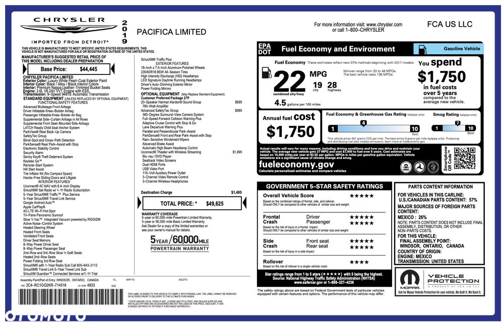 Chrysler Pacifica - 15