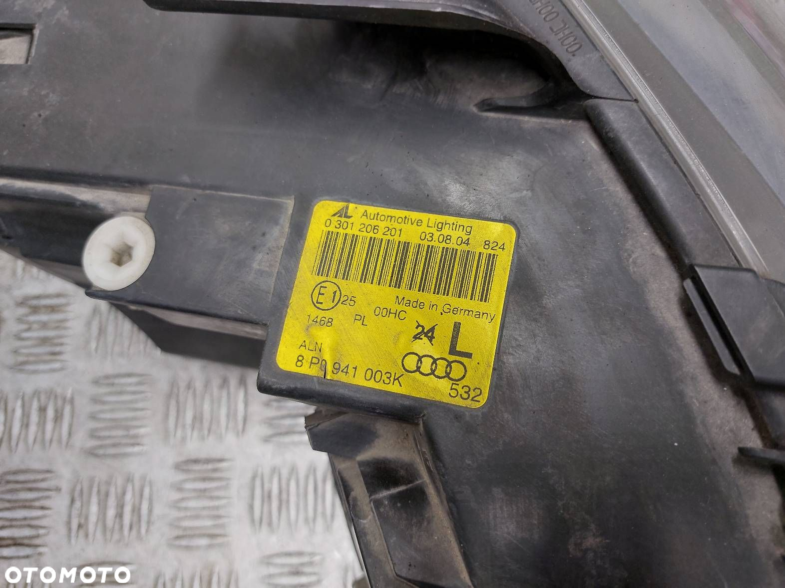 LAMPA LEWY PRZÓD AUDI A3 8P 8P0941003K - 2