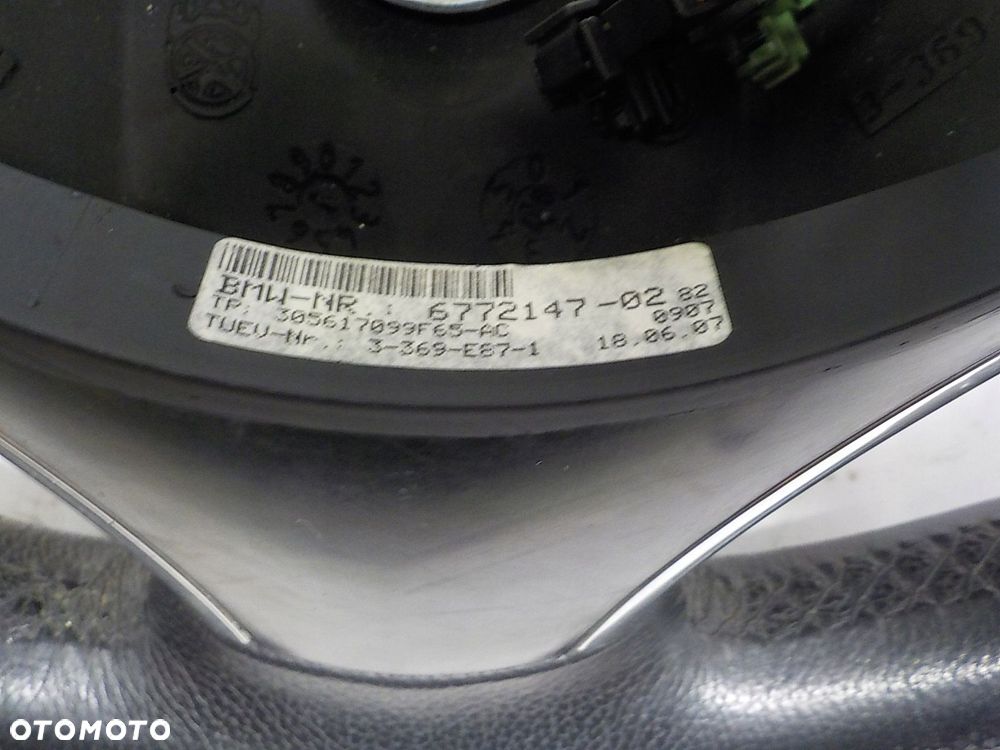 BMW 1 E87 E82 E81 E88 3 E90 E91 E92 E93 X1 E84 KIEROWNICA SKÓRA - 12