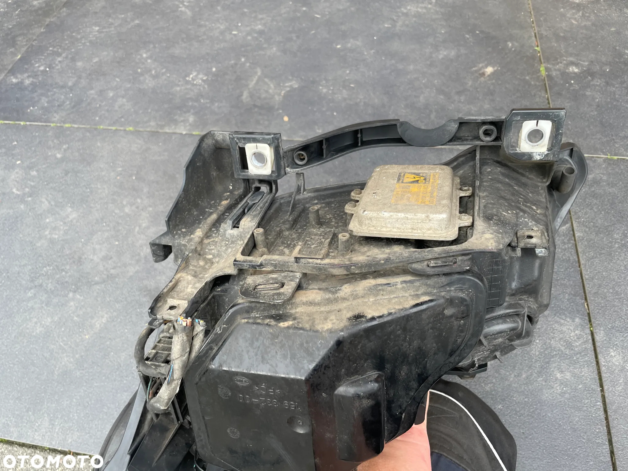BMW E60 PRZÓD KOMPLETNY ZDERZAK PAS MASKA LAMPA XENON BŁOTNIK LEWY PRAWY TITANGRAU - 30