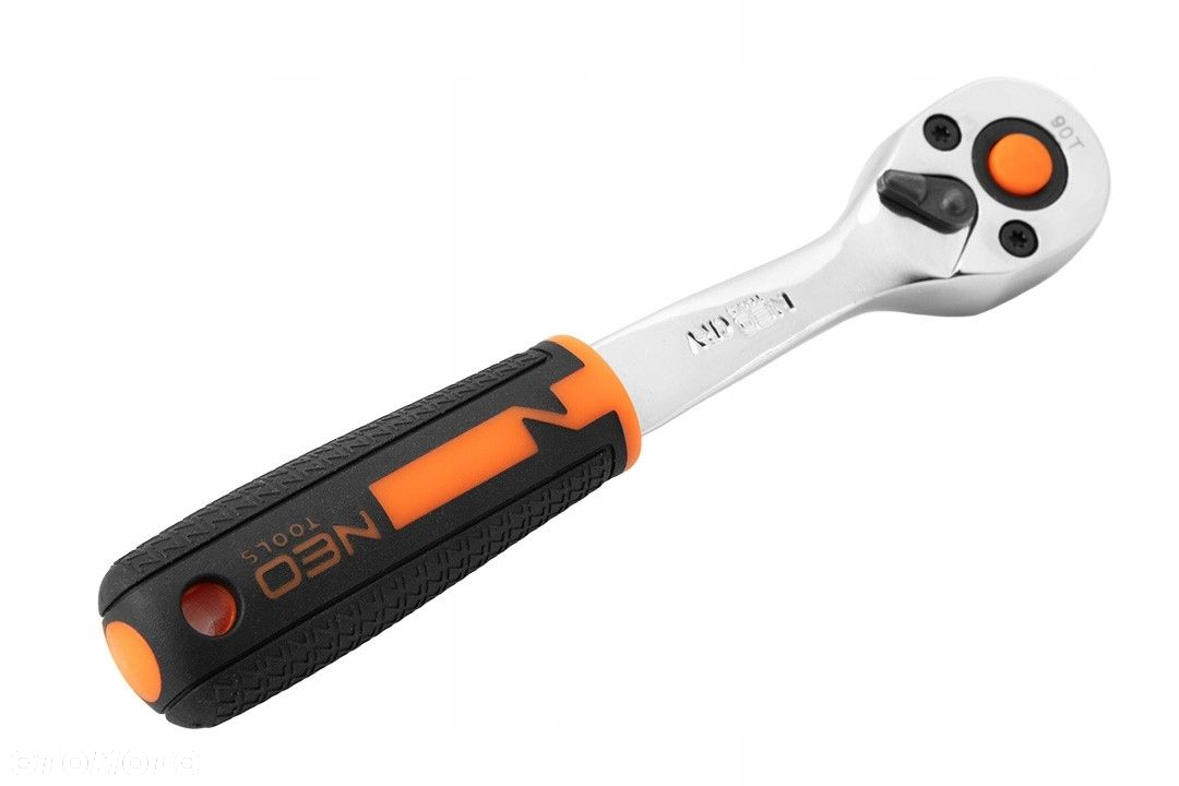 NEO ZESTAW KLUCZY NASADOWYCH 20 ELEMENTÓW 1/2" SATYNA  6-22mm PŁ-OCZ - 5