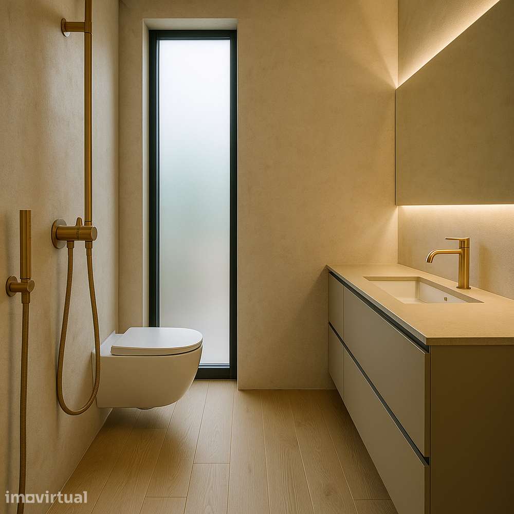 Apartamento T1+1 Novo em Canidelo – Vista para o Estuário do Douro - Grande imagem: 5/11