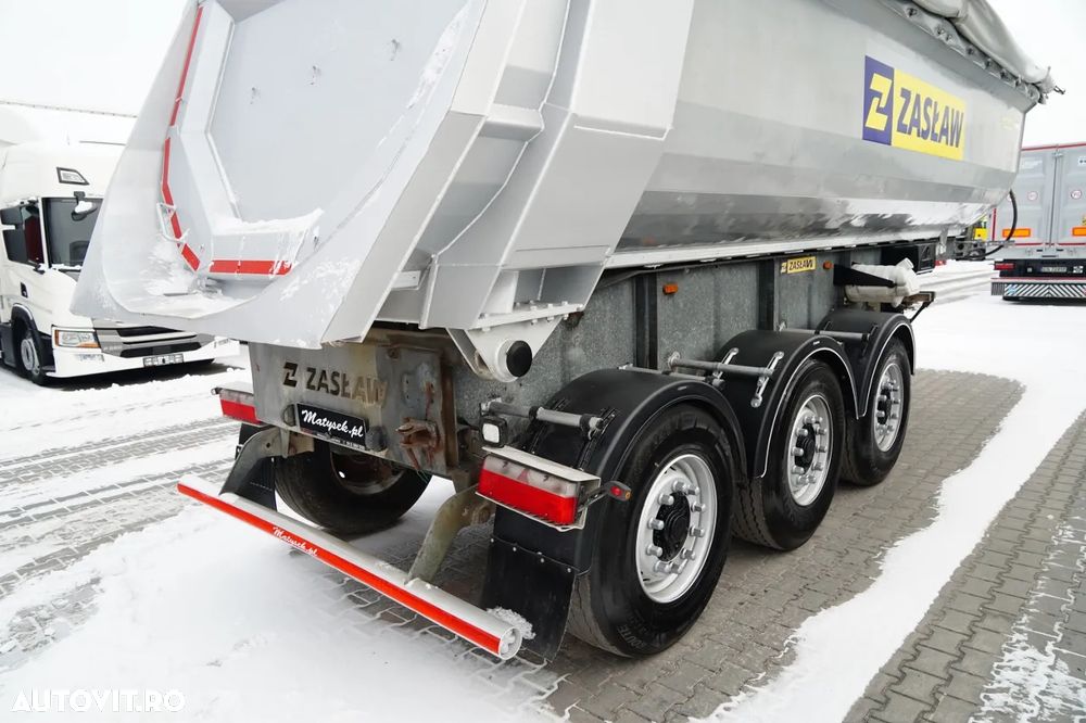 Zaslaw WYWROTKA  25 m3 / STALOWA / RYNNA / OŚ PODNOSZONA - 13