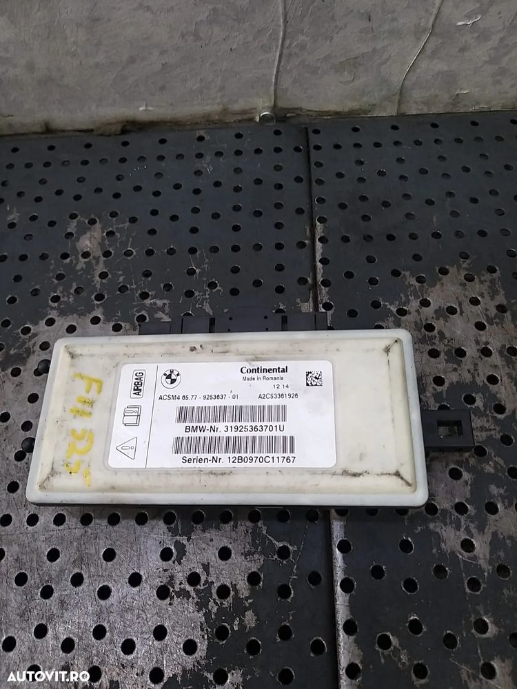 Modul calculator airbag bmw seria 5 f10 f11 a2c53361926 31925363701u - 1