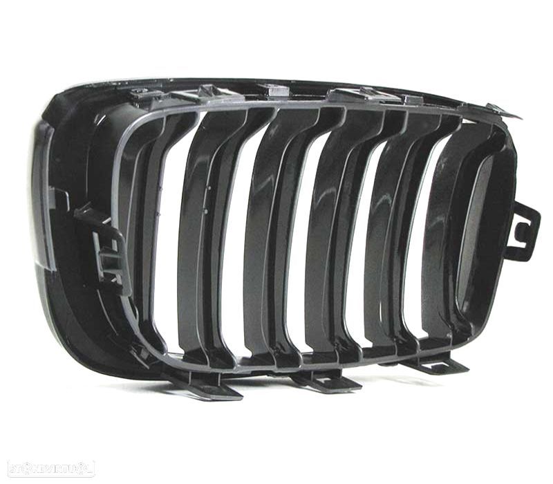 GRELHA FRONTAL BMW F32 F33 F36 F82 F83 13-18 LOOK M4 PRETO BRILHANTE - 2