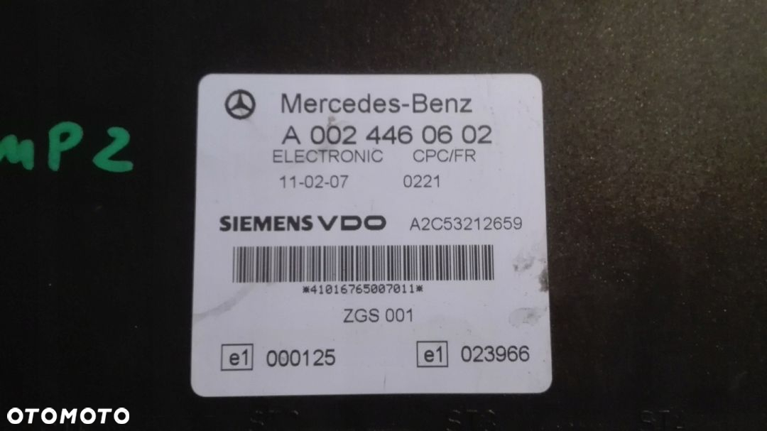 STEROWNIK KOMPUTER FR/CPC A0024460602 ACTROS MP2 - 2