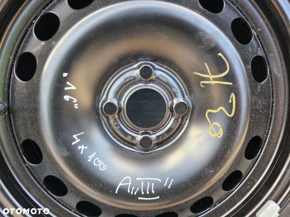 KOŁO ZAPASOWE ZESTAW NAPRAWCZY OPEL ASTRA G H MERIVA A CORSA D 4X100 16 CALI ET37 205/55/16 BRIDGESTONE - 4
