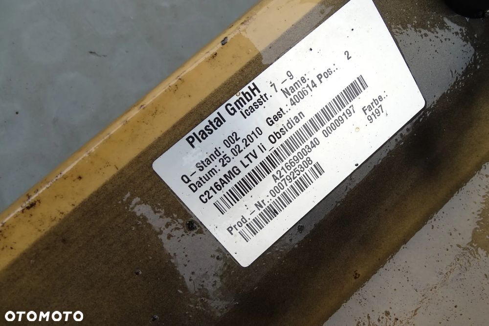 CL AMG W216 LISTWA PROGOWA LEWA PRÓG A2166900340 C197 - 5