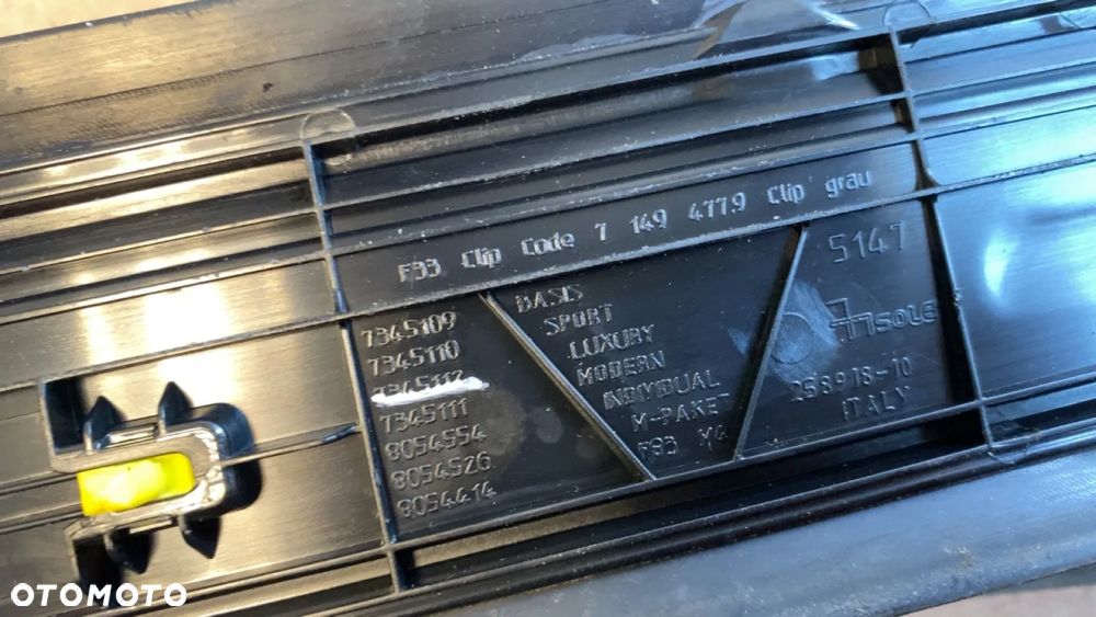KOMPLET LISTW PROGOWYCH BMW F22 F23 7149477 - 2