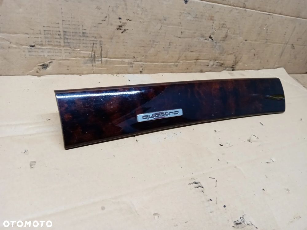 Listwa osłona dekor konsoli drewno Quattro Audi A6 C5 4B1853190 - 4