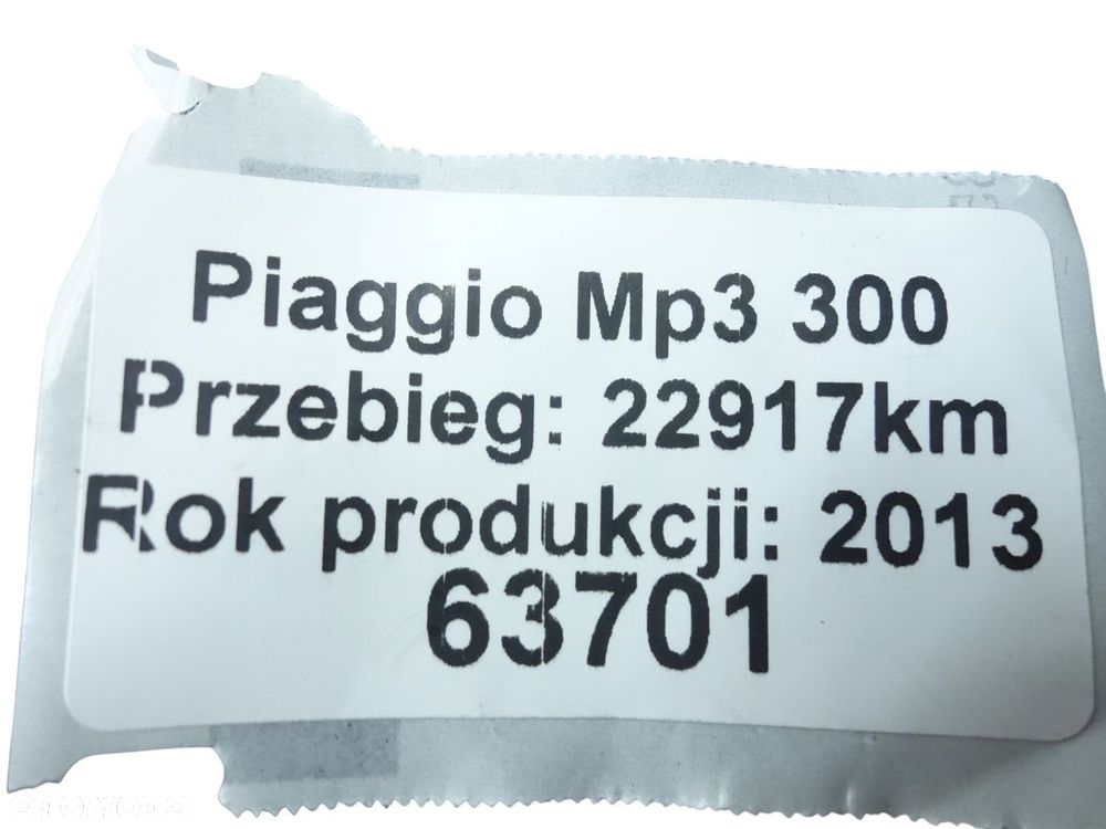 Silnik gotowy do montażu Piaggio Mp3 300 m862m Zestaw Swap - 9