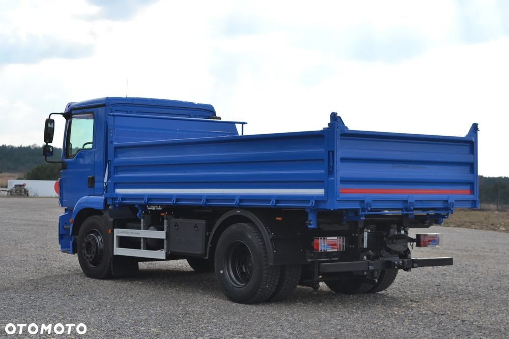 MAN TGM 18.290 18.340 Nowy 3-stronny WYWROT Kiper Wywrotka Manual Klima Blokada mostu TGL Axor Antos TGS - 10