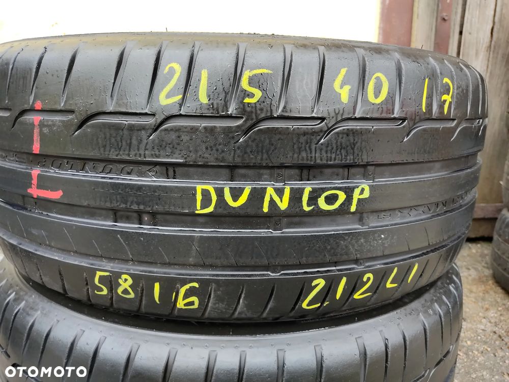 215/40R17 87W OPONY Letnie Lato BRIDGESTONE POTENZA S001 5mm DUNLOP Sport MAXX RT Legnica ALU-RAD 5-6mm 215/40 - 9