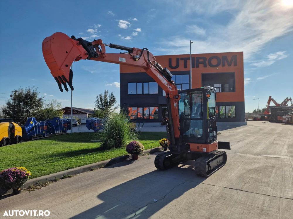Hitachi ZX33U-6, Masa operationala 3,7t, 2023/10, 1.040h, CUPLA RAPIDA HIDRAULICA, cupa ingusta NOUA, cupa lata NOUA, capa taluz NOUA, inst picon, Aer cond, Antifurt, Lama nivelare, senile 80% ok, Ad sapare 3,5m, posibilitate leasing 4 ani-PROMOTIE 37.900EUR - 21