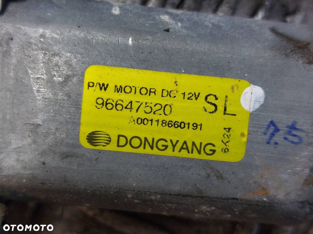 MECHANIZM PODNOŚNIK SZYBY LEWY PRZÓD ELEKTRYCZNY CHEVROLET EPICA II - 3