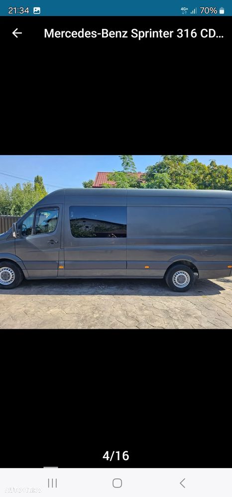 Mercedes-Benz Sprinter 316 CDI 906.235 Pickup cabina dubla - 4