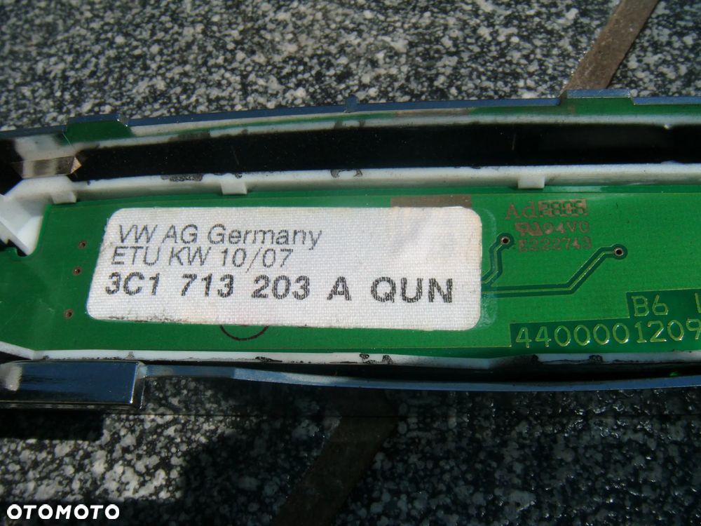 vw passat b6 automat ramka lewarka zmiany biegów 3c1713203a - 2