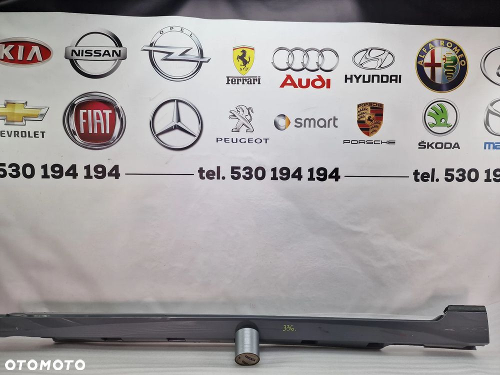 VW PASSAT B8 3G0 14- LEWA LISTWA PROGOWA / NAKŁADKA PROGU , KOLOR SZARY , NR 3G0853857F , NR AUKCJI PR336 - 1