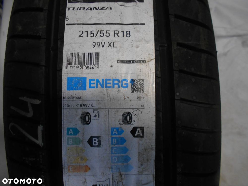 OPONA POJEDYNKA 215/55R18 BRIDGESTONE TURANZA 6 DOT 0524 8MM - 3