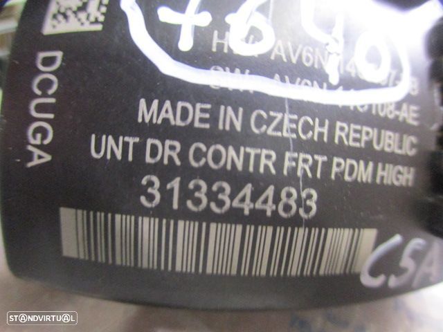 Modulo 31334483 VOLVO S60 2011 2.0D 163CV 4P PRETO Módulo Da Porta Apoio Danificado - 4