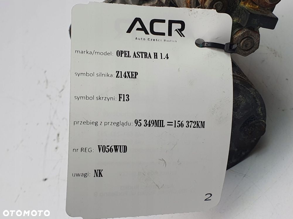ROZRUSZNIK Opel Astra H 1.4 16V Z14XEP Bosch 0001107408 - 4