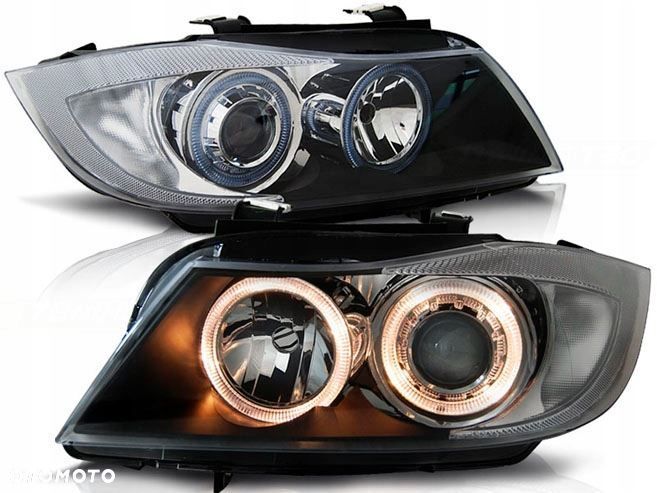 LAMPY REFLEKTORY DO  BMW E90 E91 OD 2005 DO 2008 Roku RINGI DEPO - 1