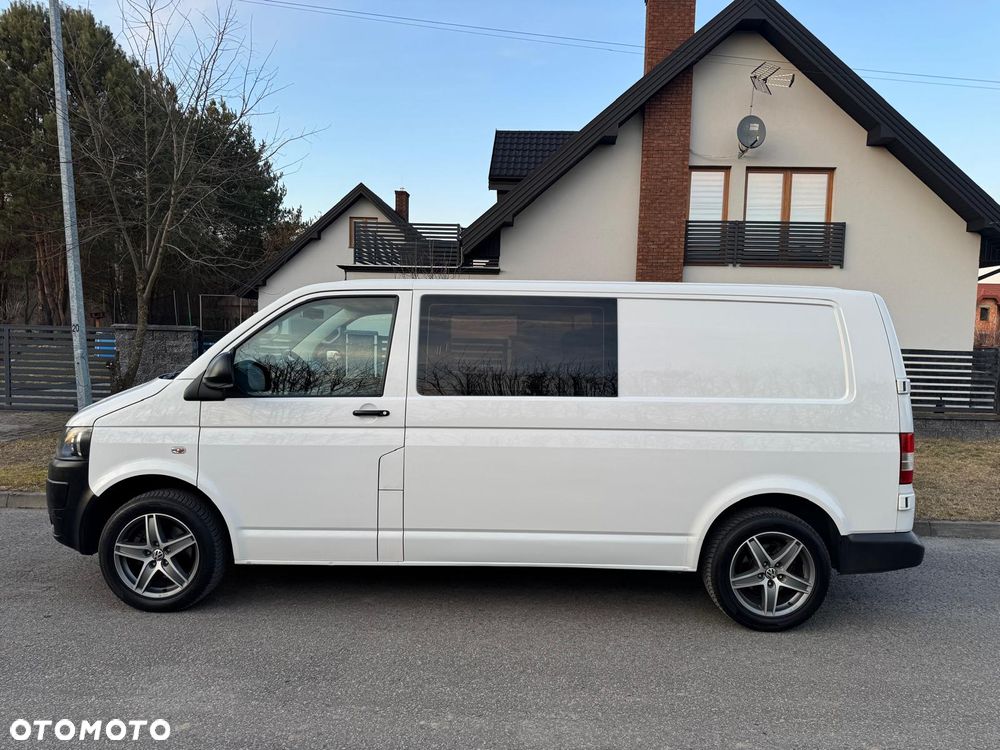 Volkswagen TRANSPORTER T5 L2H1 LIFT DŁUGI Klima Navi Dubel Kabina 6os Brygadówka Hak - 8
