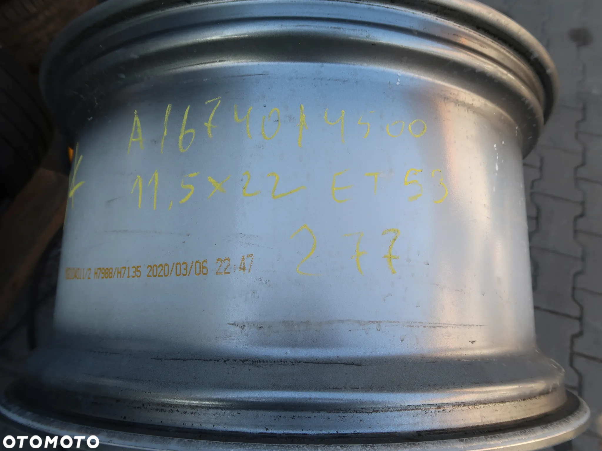 277 Felga Aluminiowa Mercedes A1674014500 11,5x22et53 - 4