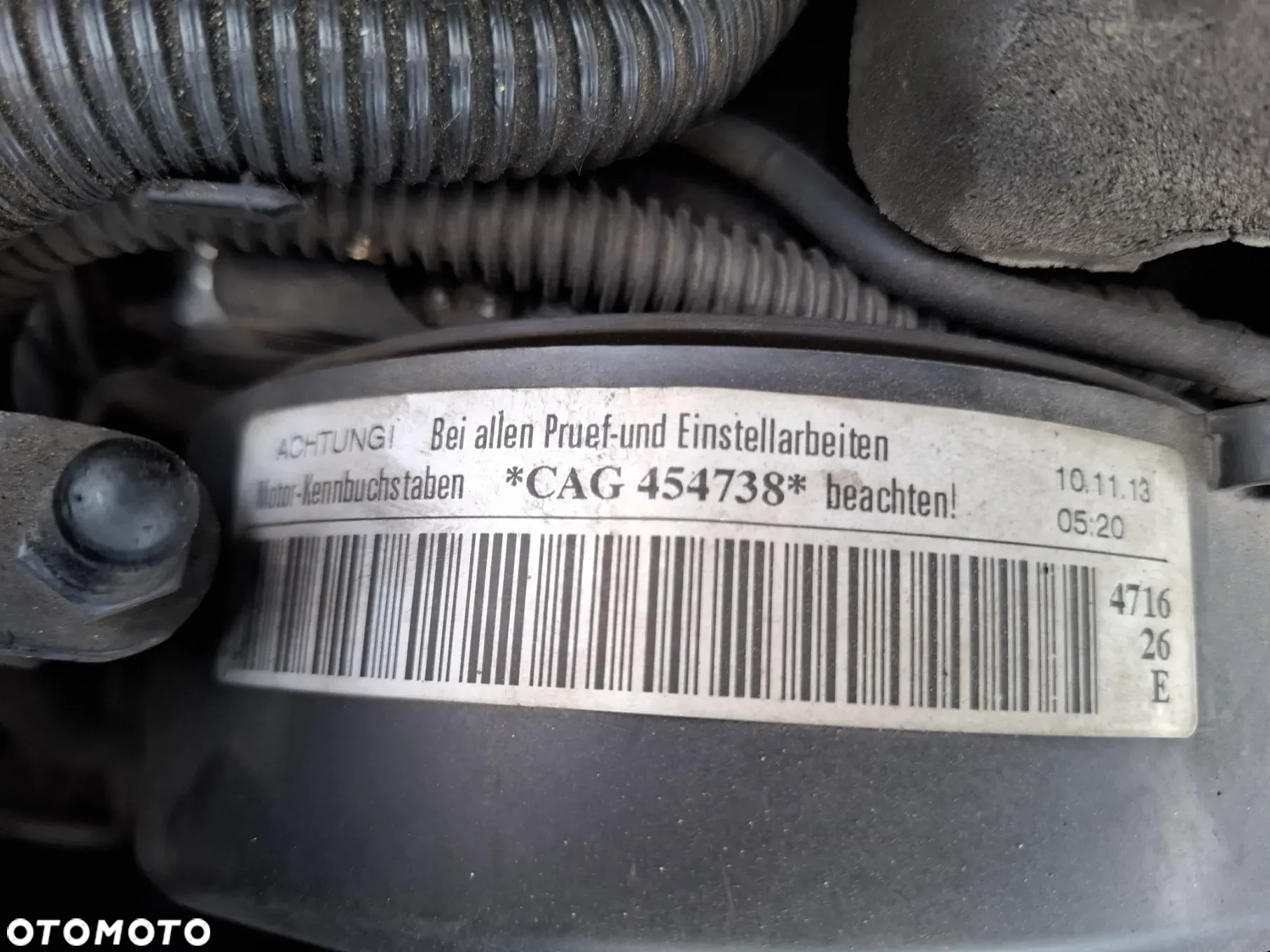 SILNIK KOMPLETNY CAG 2.0TDI DO ODPALENIA NA AUCIE 216TYS AUDI A4 B8 A5 A6 C7 Q5 EXEO GWARANCJA SLASK WYSYLKA - 2