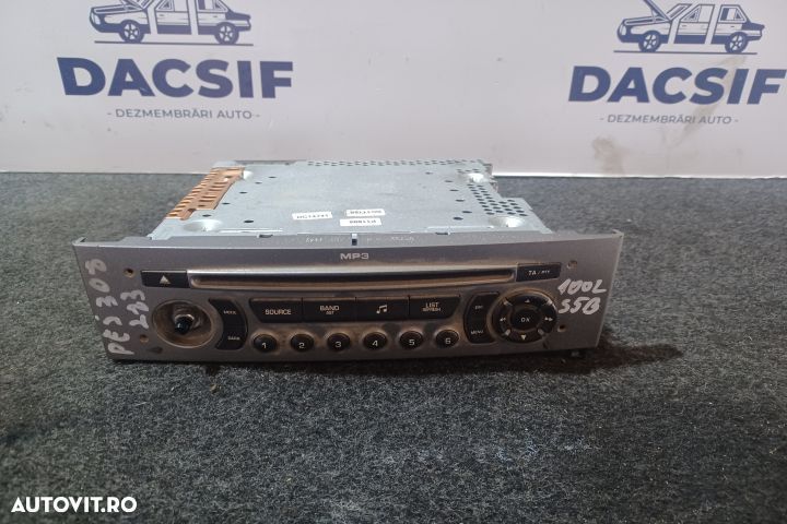 Radio cd 96650206 Peugeot 308 T7 [2007 - 2011] Hatchback 3-usi 1.6 HD - 1