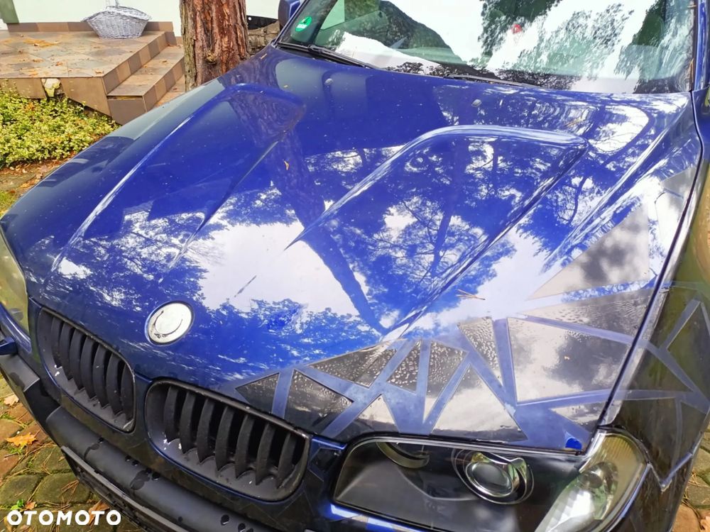 Maska pokrywa silnika BMW E83 X3 mysticblau A07
