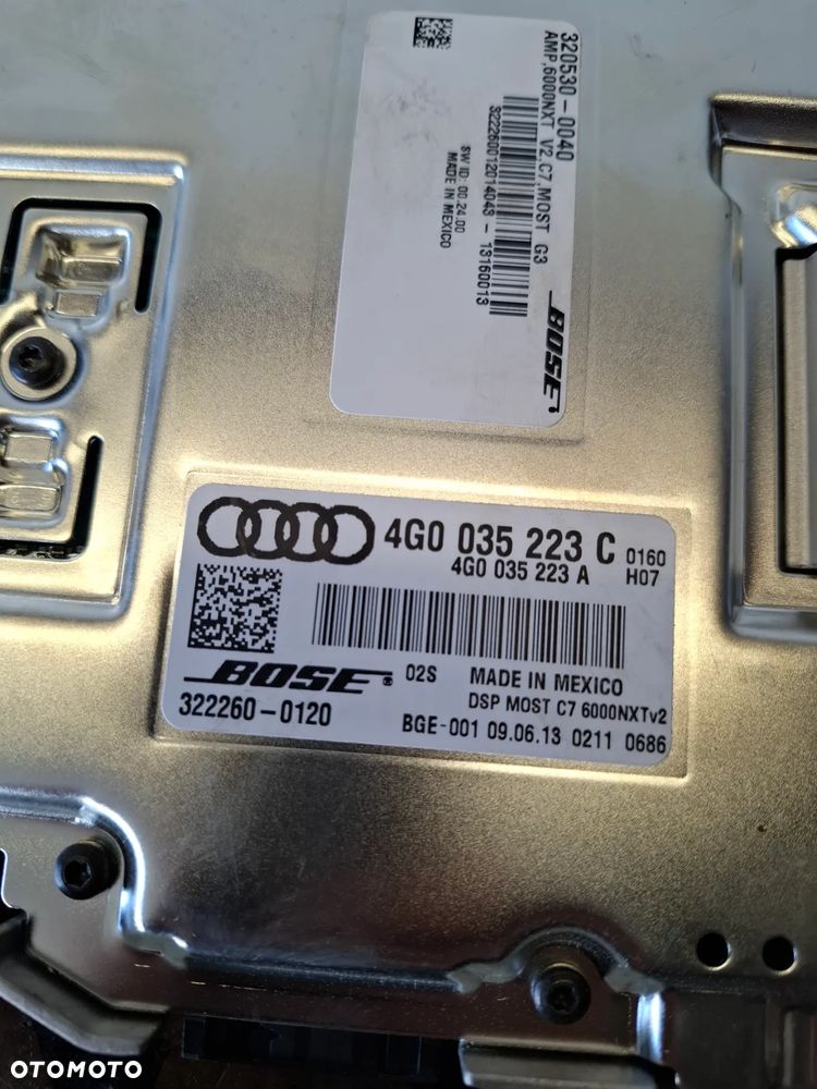 Wzmacniacz BOSE 4G0035223C 4G0035223A Audi A6 C7 - 4