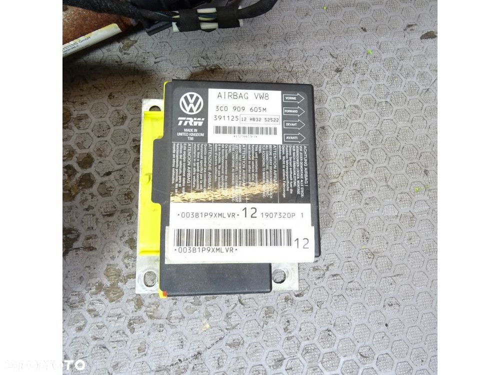 VW PASSAT B6 KONSOLA DESKA AIRBAG KOKPIT - 10