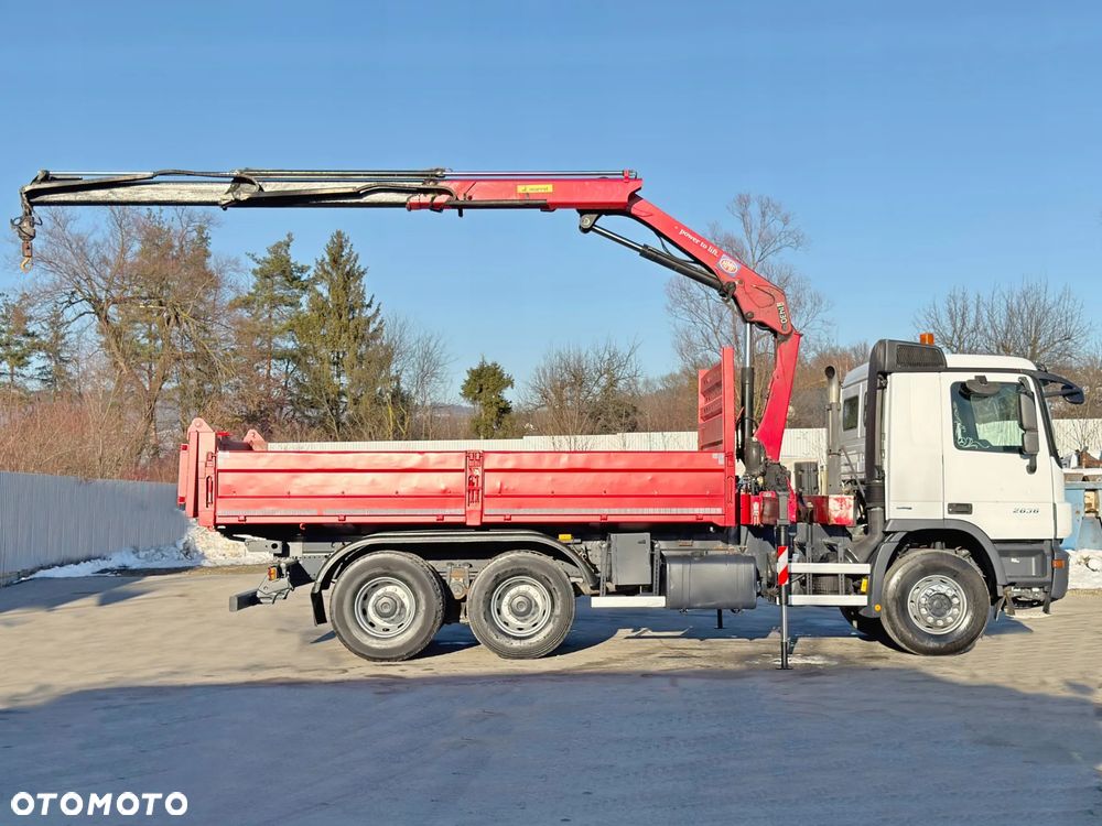 Mercedes-Benz ACTROS 2636 * HMF 1430 K2 + PILOT + BORDMATIC * STAN BDB - 5
