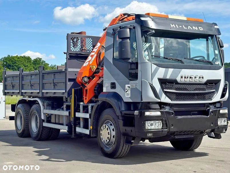 Iveco TRAKKER 410 * WYWROTKA 5,20 m * ATLAS 165.2E-A3 + PILOT / 6x4 - 3