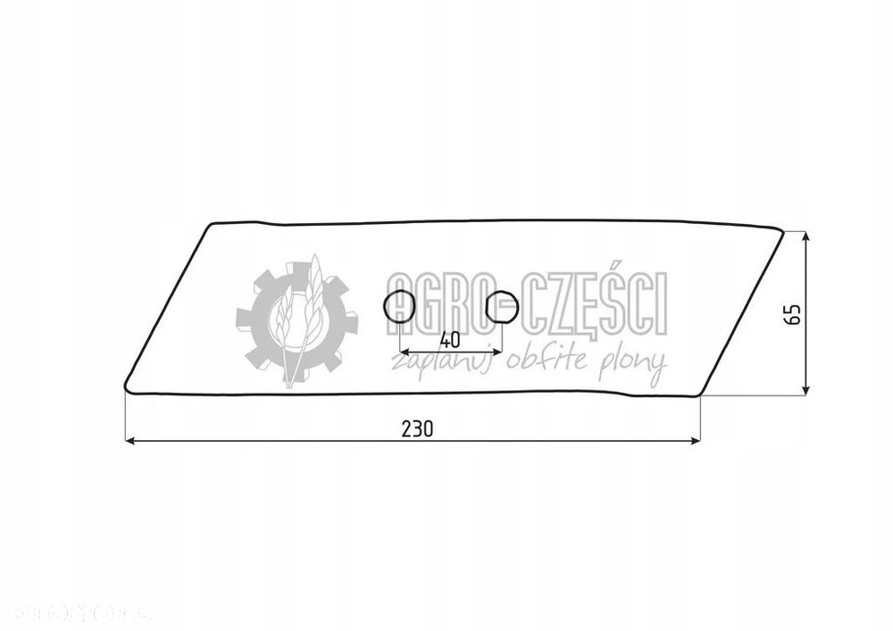 KVERNELAND DŁUTO 12x65mm 053090 PRAWE / LEWE 063090 FRANK - 3