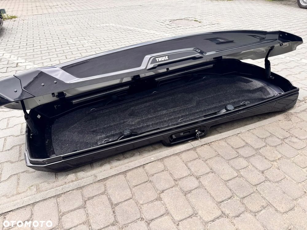 BAGAŻNIK DACHOWY BAGAŻOWY BOKS KUFER NA DACH THULE VECTOR ALPINE + RELINGI - 7